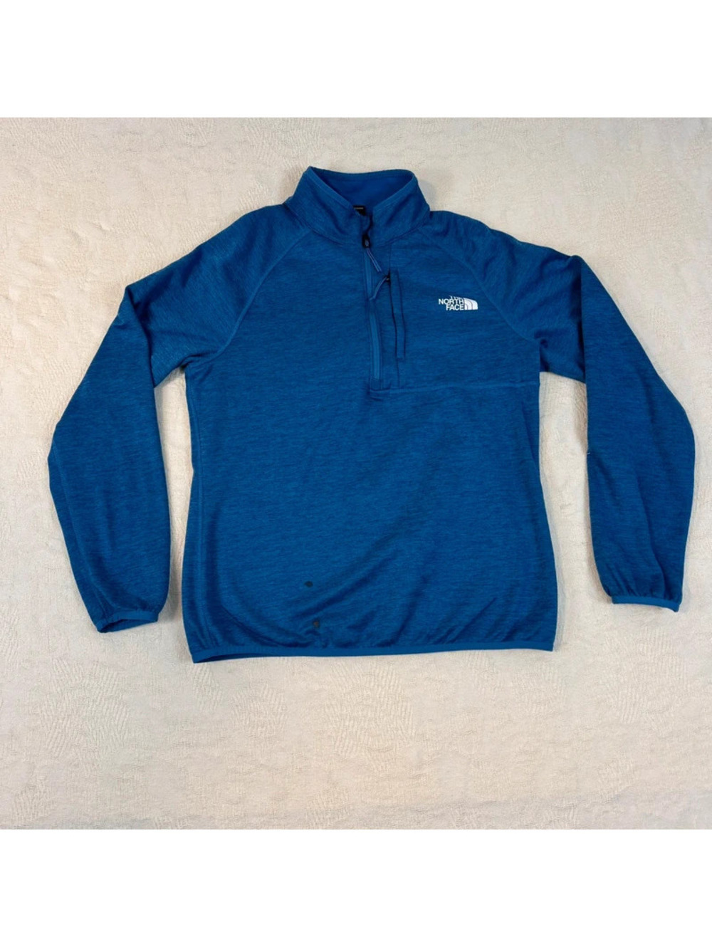 The North Face Canyonlands 1/2 Zip Fleece Men’s Medium Blue Pullover *flaw*